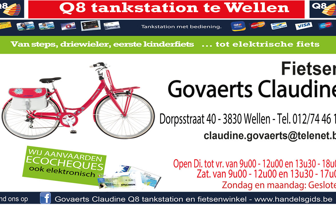 Govaerts Claudine – Q8 Tankstation & Fietsenwinkel